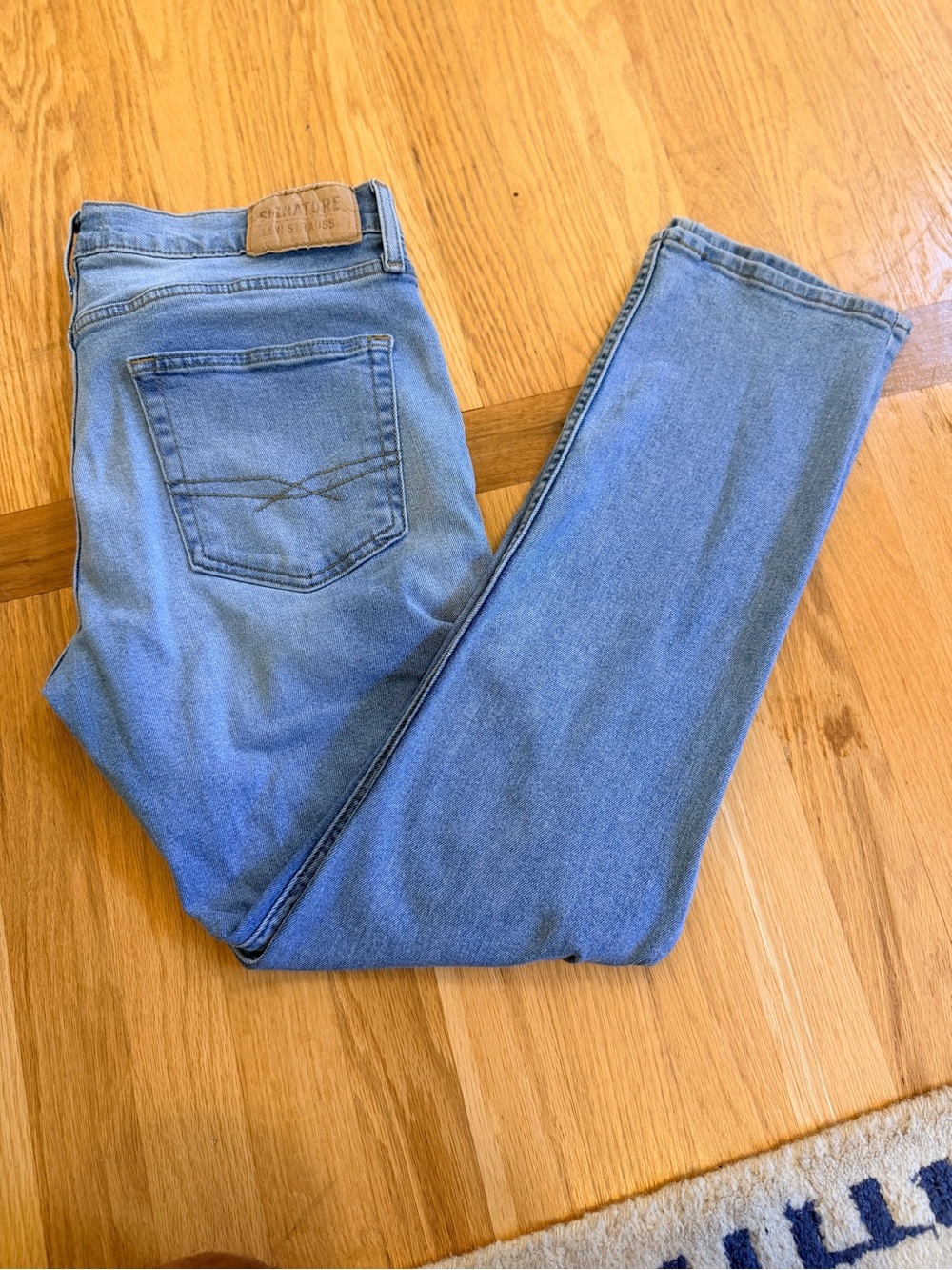 Men's Size W32x L30 "Levi's" Signature Light Blue Skinny Jeans GUC